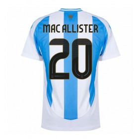 Argentinien Alexis Mac Allister #20 Heimtrikot Copa America 2024 Kurzarm